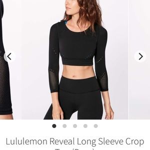 Lululemon Reveal Crop Posy